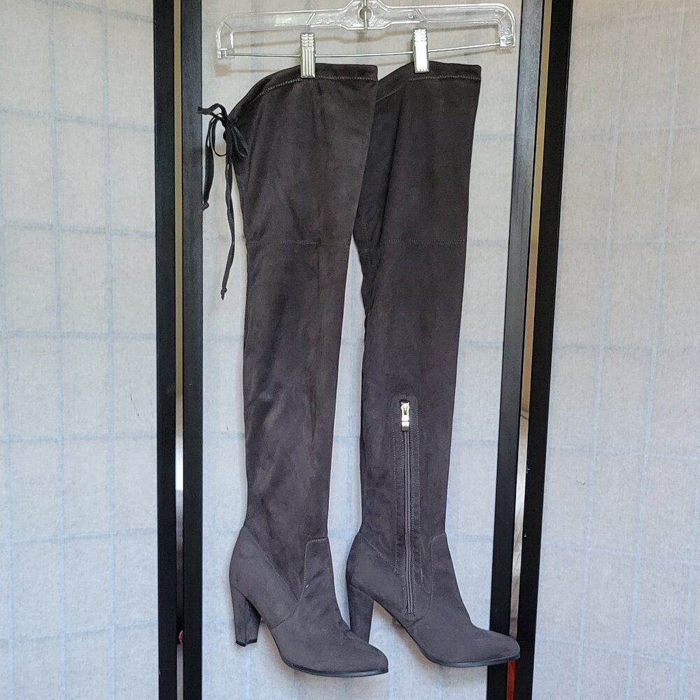 Catherine Malandrino over-the-knee boot in grey US 8
